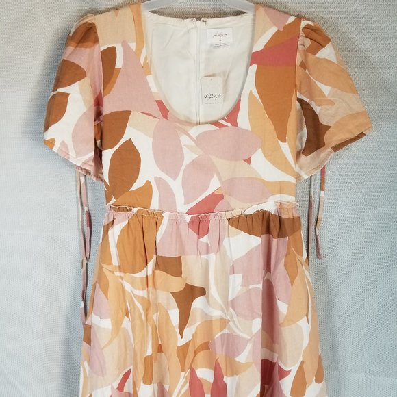 Free People Girl And The Sun Avery Mini Dress in Spice Leaf XS or MEDIUM - NWT - Picture 10 of 15